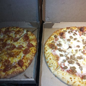 Pizzero Grill - 2 large 1 topping pizzas! One pepperoni and the other sausage made to order for 6.99 each!! - Pizza Near Me - Lemon Grove, California