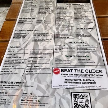 Spris Artisan Pizza - Lincoln Road - Food menu. One side of 2 sided menu (other side is drinks and desserts). - Pizza Near Me - Miami Beach, Florida Spris Artisan Pizza - Lincoln Road - Food menu. One side of 2 sided menu (other side is drinks and desserts). - Pizza Near Me - Miami Beach, Florida