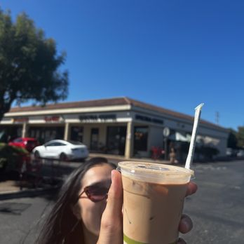 Spectra Coffee - Iced Mocha and weird girl - Coffee & Tea Near Me - San Jose, California