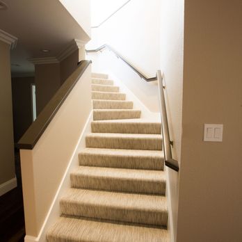 Absolute Floors - Upgrade your staircase with Absolute Floors' durable textured carpet soft underfoot, sleek in design. - Flooring Near Me - Nashua, New Hampshire
