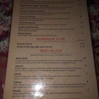 Bella Bella - Soups & Salads!! - Italian Near Me - Tallahassee, Florida