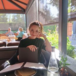 Our lovely friend Paloma visiting from Mexico City enjoying her very first meal at Botega