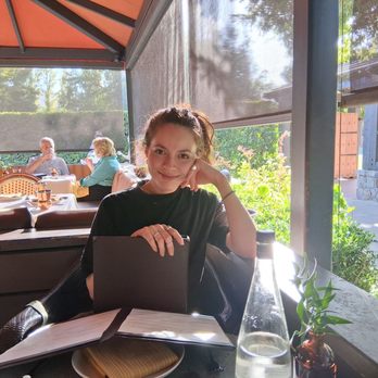 Bottega - Our lovely friend Paloma visiting from Mexico City enjoying her very first meal at Botega - Italian Near Me - Yountville, California