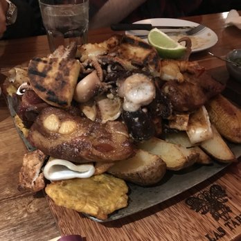 Las Tablas - Meats plate for 2, but we had no problem sharing among 4! The steak aka the entrana was the best by far. - Steakhouses Near Me - Chicago, Illinois