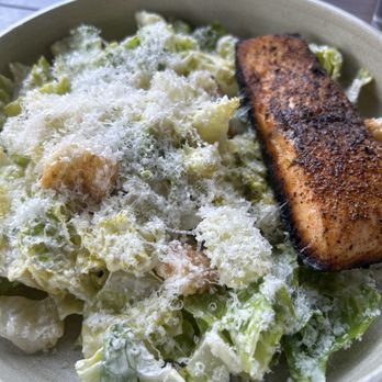 Eureka! - Salmon Caesar Salad (LF) - Burgers Near Me - Redlands, California Eureka! - Salmon Caesar Salad (LF) - Burgers Near Me - Redlands, California