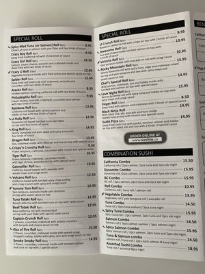 Menu photo 1 Sushi U Burnaby, BC
