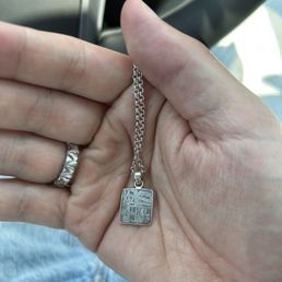 Gibeon meteorite necklace