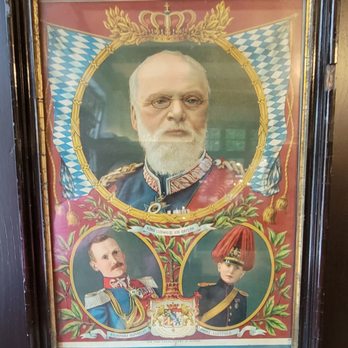 Leib und Seele - Photo of King Ludwig on wall - German Near Me - Munich, BY
