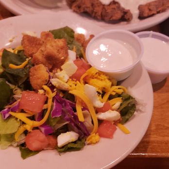 Texas Roadhouse - Side Salad with Bleu Cheese - Steakhouses Near Me - Oceanside, California Texas Roadhouse - Side Salad with Bleu Cheese - Steakhouses Near Me - Oceanside, California