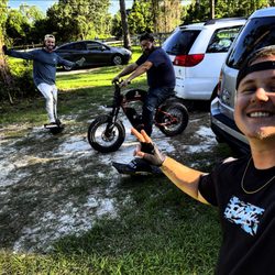 Witz Wheel - Scott, Brandon, and Josh doing Team building Exercises while riding Trails and Onewheels