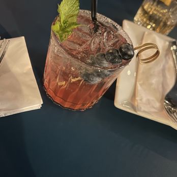Yeiboh Kitchen - Bubbly Blueberry Refresher - New American Near Me - Baltimore, Maryland