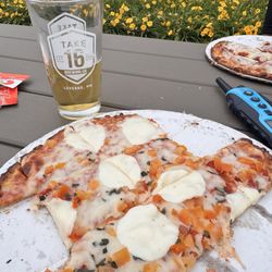 Take 16 Brewing - The Margarita pizza was delicious!