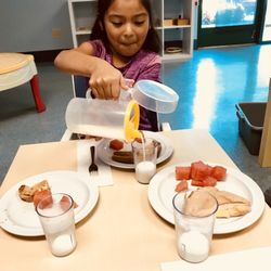 Academy 4 Kids - Our students learning to serve themselves.