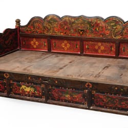 Kathmandu Trading Company - 19th Century Monk Bed Western Tibet