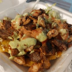 El Patio Colombian Restaurant - Patacon Mixto...yum!