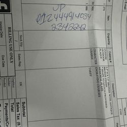 Wilson Trophy Company - Tracking number that she tried to hide from me.