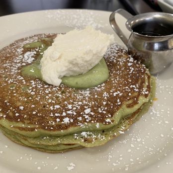 Bea Bea's - Green tea pancakes! No syrup needed whatsoever - Coffee & Tea Near Me - Burbank, California Bea Bea's - Green tea pancakes! No syrup needed whatsoever - Coffee & Tea Near Me - Burbank, California