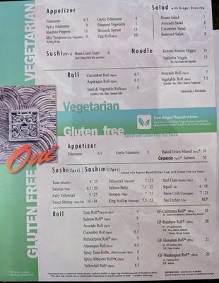 Menu photo 1 Oni Sushi Claremont, CA Menu photo 1 Oni Sushi Claremont, CA