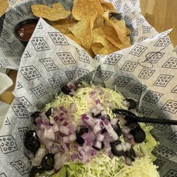 Surcheros - Tifton - Loaded Ground Beef Bowl special with chips