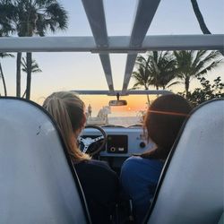 Moke America Naples - Watching sunset!