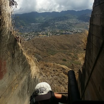Diamond Head State Monument - The view up the stairs! - Parks Near Me - Honolulu, Hawaii