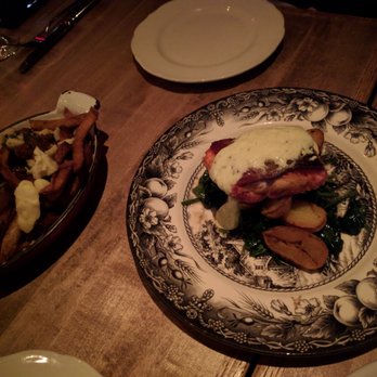 L'Orignal - Truffle poutine and king salmon - Canadian (New) Near Me - Montreal, Quebec L'Orignal - Truffle poutine and king salmon - Canadian (New) Near Me - Montreal, Quebec