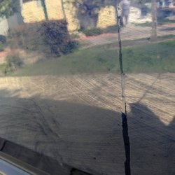 Malibu Canyon Shell - Side panel of my car after two passes through the car wash