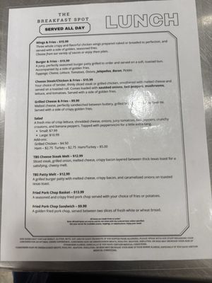 Menu photo 4 The Breakfast Spot Greensboro, NC Menu photo 4 The Breakfast Spot Greensboro, NC