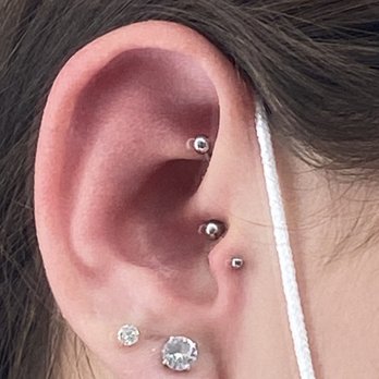 Cryptic Tattoo - daith & tragus - Tattoo Near Me - Azusa, California