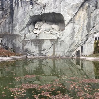 Gletschergarten Löwendenkmal - Haunting, especially on a cold and overcast afternoon. - Museums Near Me - Lucerne, LU