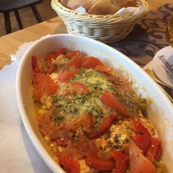 Schafmühle - Baked Feta for an appetizer--make sure to bring the appetite!