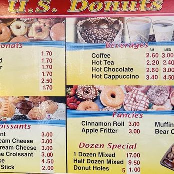 US Donuts & Sandwiches - Menu (August 7, 2026) - Donuts Near Me - La Puente, California US Donuts & Sandwiches - Menu (August 7, 2026) - Donuts Near Me - La Puente, California