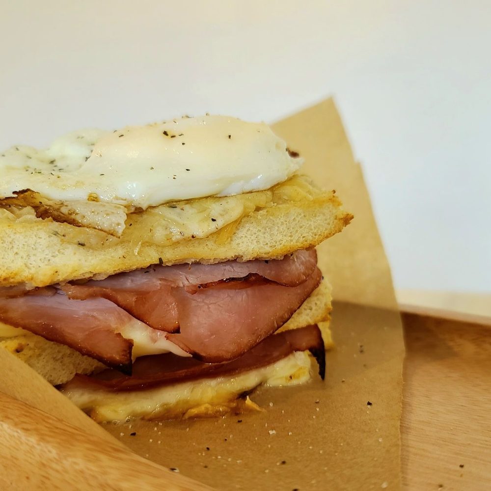 Sumaq Coffee - Lulan Gratin Sandwich added egg. - Coffee & Tea Near Me - Charlotte, North Carolina Sumaq Coffee - Lulan Gratin Sandwich added egg. - Coffee & Tea Near Me - Charlotte, North Carolina