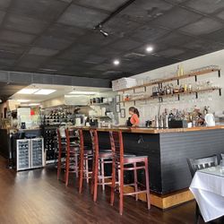 Cork And Crust - Bar area.
