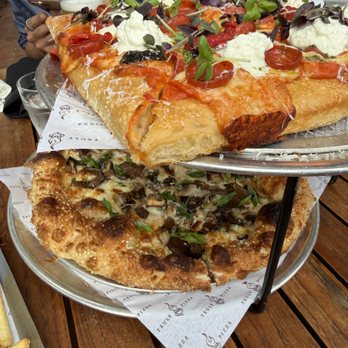 Truly Pizza - Classic Pepperoni and Umami Mushroom - Pizza Near Me - Dana Point, California Truly Pizza - Classic Pepperoni and Umami Mushroom - Pizza Near Me - Dana Point, California