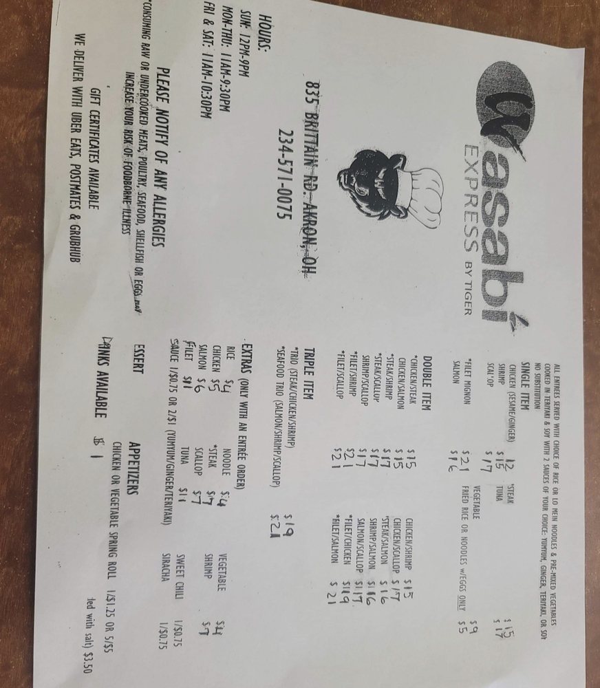 WASABI EXPRESS 6 CORNERS Updated August 2024 22 Photos 835