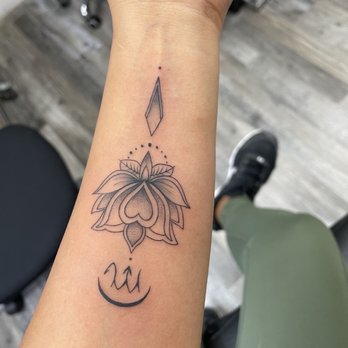 Ants Tattoo - Lotusflower&scorpio sign - Tattoo Near Me - Tustin, California Ants Tattoo - Lotusflower&scorpio sign - Tattoo Near Me - Tustin, California