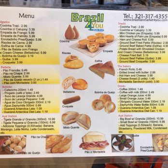 Brazil 4 You - Menu - Grocery Near Me - Melbourne, Florida