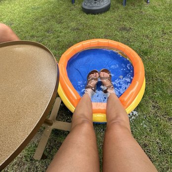 Telaya Wine - Are you kidding me with theee kiddie pools for your feet?! - Wineries Near Me - Garden City, Idaho Telaya Wine - Are you kidding me with theee kiddie pools for your feet?! - Wineries Near Me - Garden City, Idaho