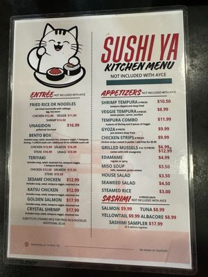 Menu photo 2 Sushi Ya Boise, ID Menu photo 2 Sushi Ya Boise, ID