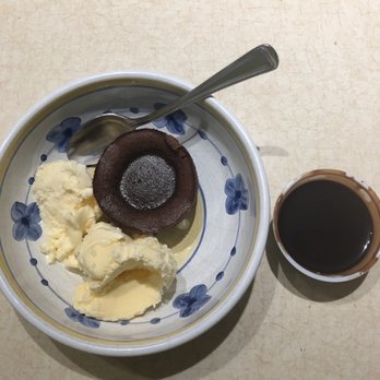 Vinnys Italian grill - BaTer Lava Cake, in my serving bowl - Italian Near Me - Bealeton, Virginia