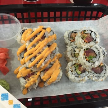 Sushi-2-Go - Gator roll and spicy tuna - Sushi Bars Near Me - Gainesville, Florida Sushi-2-Go - Gator roll and spicy tuna - Sushi Bars Near Me - Gainesville, Florida