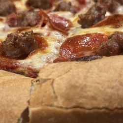 Georgina's Pizza Restaurant - Sausage and pepperoni pizza