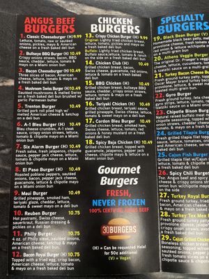 Menu photo 4 30 Burgers East Brunswick, NJ