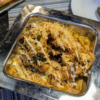 Exotica Indian Kitchen & Bar - Kale Pakora Chaat | Instagram: @telephonesmoothie - Indian Near Me - Charlotte, North Carolina Exotica Indian Kitchen & Bar - Kale Pakora Chaat | Instagram: @telephonesmoothie - Indian Near Me - Charlotte, North Carolina