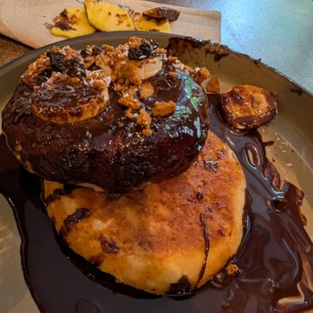 46 & 3rd - Choco pancakes...was too late with the photo and had already been disassembled - Breakfast & Brunch Near Me - Paris, 75 46 & 3rd - Choco pancakes...was too late with the photo and had already been disassembled - Breakfast & Brunch Near Me - Paris, 75