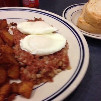 Freedom Square Diner - Corned Beef Hash, Cottage Fries, Poached Eggs, Mancini's Toast - Breakfast & Brunch Near Me - Verona, Pennsylvania Freedom Square Diner - Corned Beef Hash, Cottage Fries, Poached Eggs, Mancini's Toast - Breakfast & Brunch Near Me - Verona, Pennsylvania