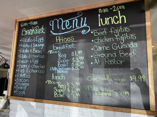 Menu photo 1 6A Parilla Cameron, TX
