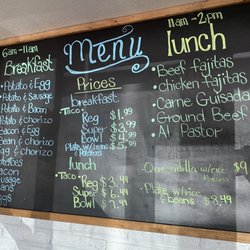6A Parilla - Menu