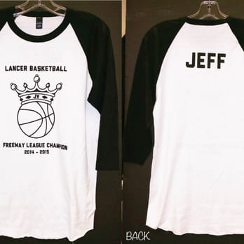 Meadows Printing - 2014 - 2015 Lancer Basketball Team Raglan T-Shirts / (Graphic was Rendered In-House) - Screen Printing/T-Shirt Printing Near Me Meadows Printing - 2014 - 2015 Lancer Basketball Team Raglan T-Shirts / (Graphic was Rendered In-House) - Screen Printing/T-Shirt Printing Near Me